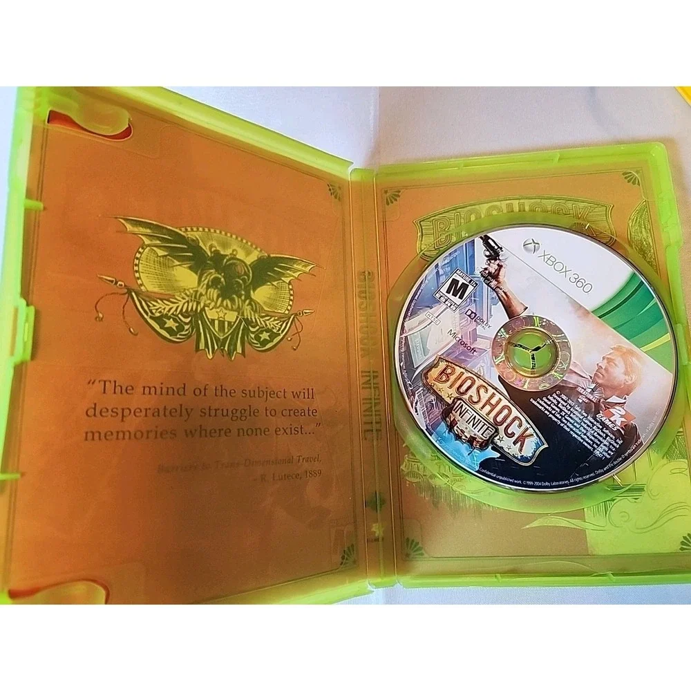 BioShock Infinite Xbox 360, 2013 Mature 17+ Winner Of Over 80 Awards Great Game